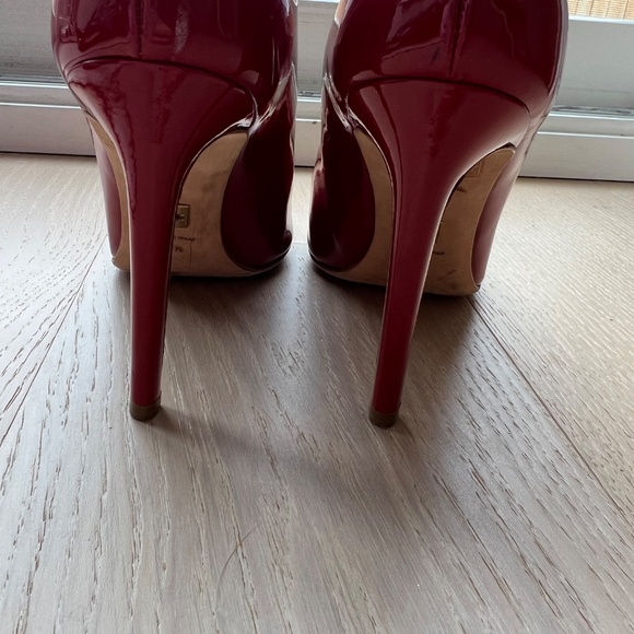 Red Patent Leather Hugo Boss Pumps - Picture 4 of 5